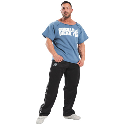 Gorilla Wear Classic Workout Top Coronet Blue