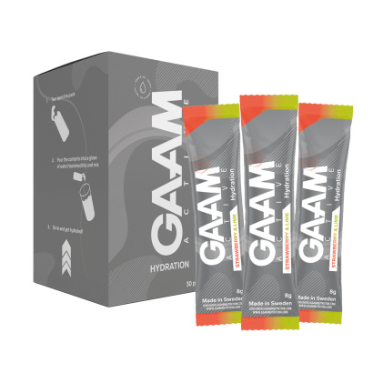 30 x GAAM Active Hydration 8 g Elektrolytter