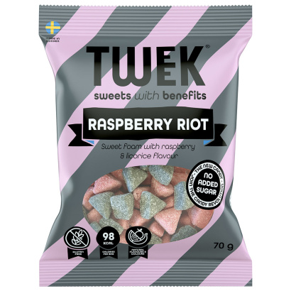 5 x Tweek Sweets 70 g Raspberry Riot