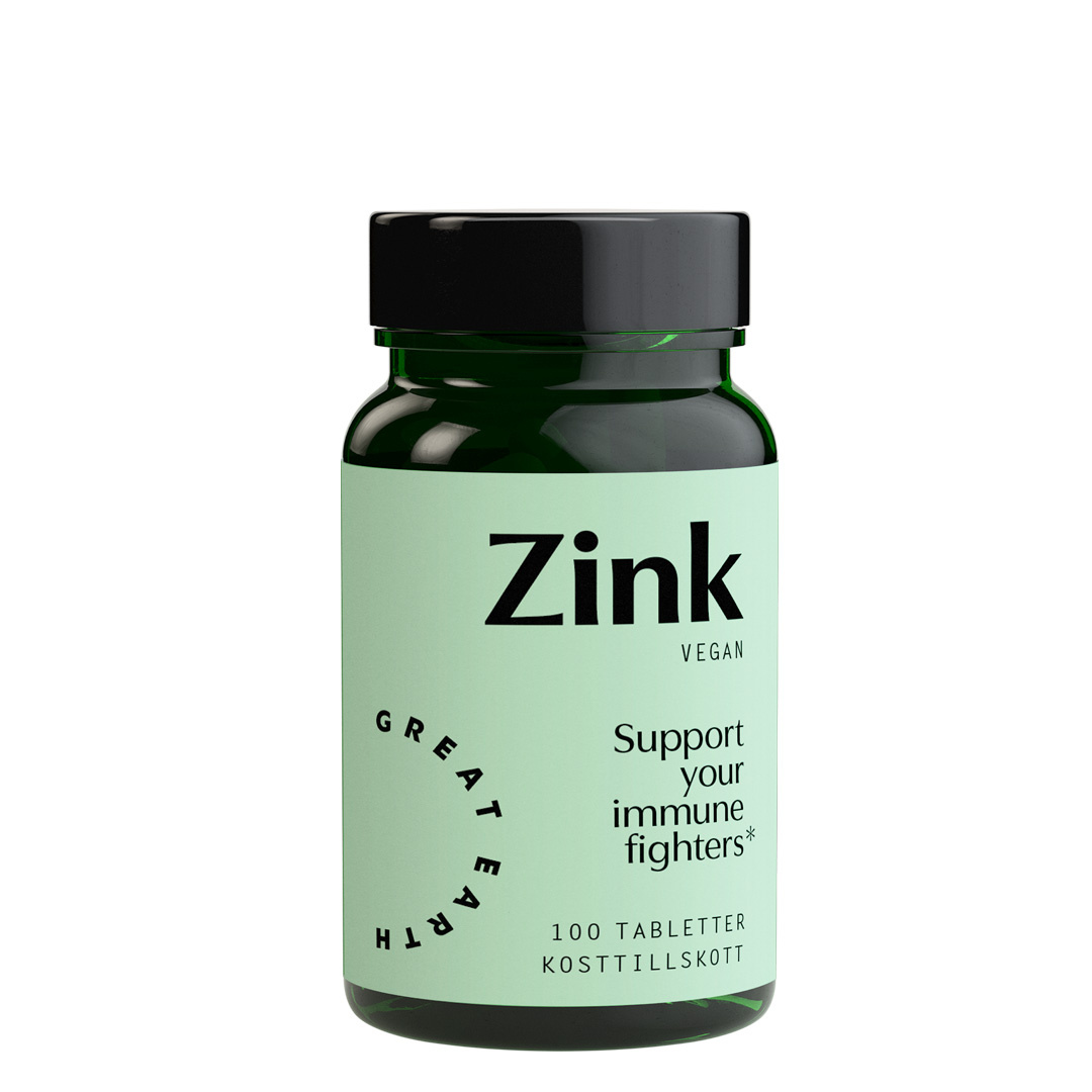 Great Earth Zink 25 mg 100 tabs i gruppen Kosttilskudd / Mineraler / Sink hos Proteincompany (PB-2510241)