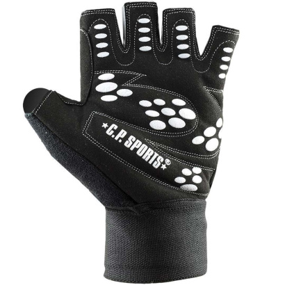 C.P. Sports Wrist Wrap Glove Black/White