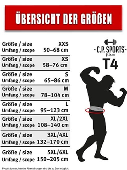 C.P. Sports Lifting Belt Black C.P. Sports Lifting Belt Black