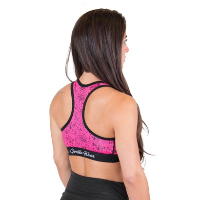 Gorilla Wear Hanna Sport Bra Black/Pink Gorilla Wear Hanna Sport Bra Black/Pink