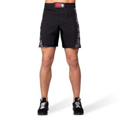 Gorilla Wear Kensington MMA Fightshorts Black & Grey Camo Gorilla Wear Kensington MMA Fightshorts Black & Grey Camo