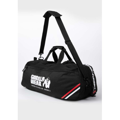 Gorilla Wear Norris Hybrid Gym Bag/Backpack Black