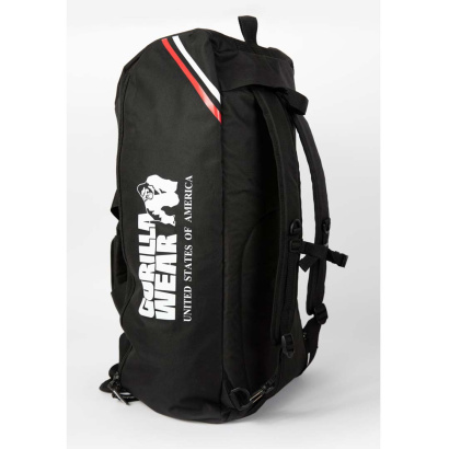 Gorilla Wear Norris Hybrid Gym Bag/Backpack Black