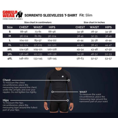 Gorilla Wear Sorrento Sleeveless T-Shirt Grey Gorilla Wear Sorrento Sleeveless T-Shirt Grey