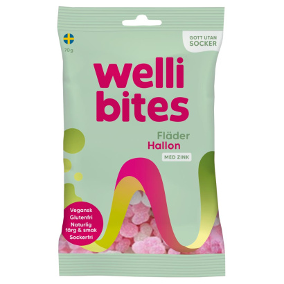 3 x Wellibites Candy 70 g