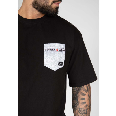 Gorilla Wear Dover Oversized T-Shirt Black Gorilla Wear Dover Oversized T-Shirt Black