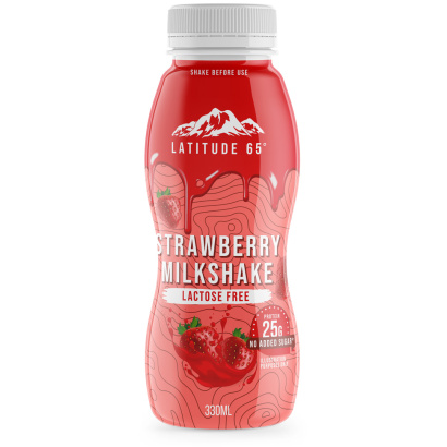 12 x Latitude 65 Milkshake 330 ml Jordbær 12 x Latitude 65 Milkshake 330 ml Jordbær