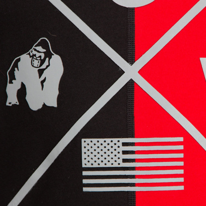 Gorilla Wear Sterling Stringer Tank Top Black & Red Gorilla Wear Sterling Stringer Tank Top Black & Red