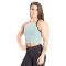 Better Bodies Performance Crop Halter Teal Green