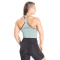 Better Bodies Performance Crop Halter Teal Green