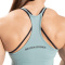 Better Bodies Performance Crop Halter Teal Green