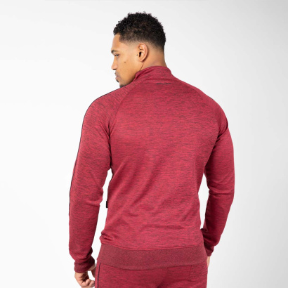 Gorilla Wear Wenden Track Jacket Burgundy Red