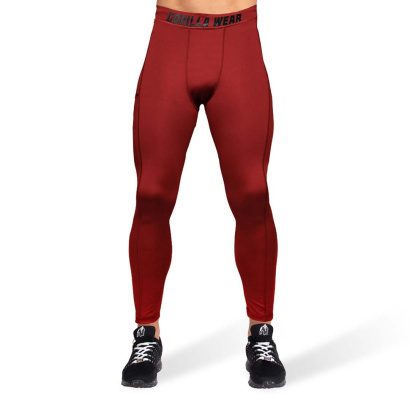 Gorilla Wear Smart Tights Burgundy
