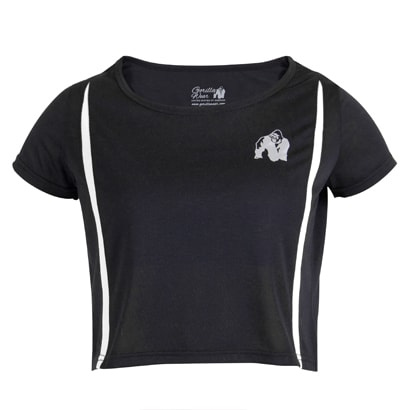 Gorilla Wear Columbia Crop Top Black/White Gorilla Wear Columbia Crop Top Black/White