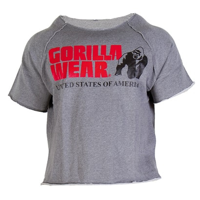 Gorilla Wear Classic Workout Top Grey Gorilla Wear Classic Workout Top Grey