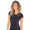 Gorilla Wear Carlin Compression Short Sleeve Top Black & Pink Gorilla Wear Carlin Compression Short Sleeve Top Black & Pink