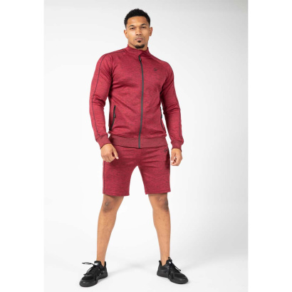 Gorilla Wear Wenden Track Shorts Burgundy Red