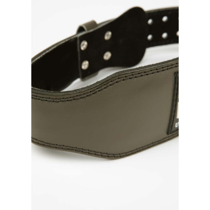 Gorilla Wear 4 Inch Padded Leather Belt Army Green