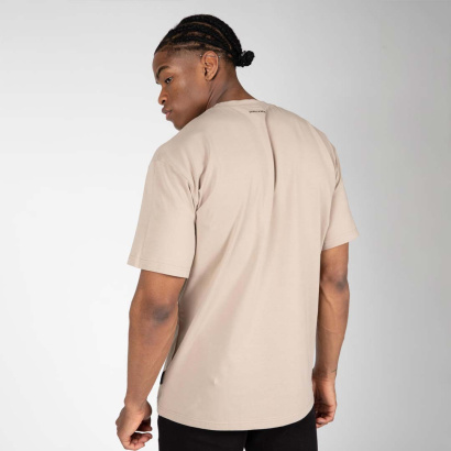 Gorilla Wear Dover Oversized T-Shirt Beige