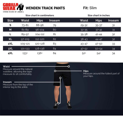 Gorilla Wear Wenden Track Pants Black Gorilla Wear Wenden Track Pants Black