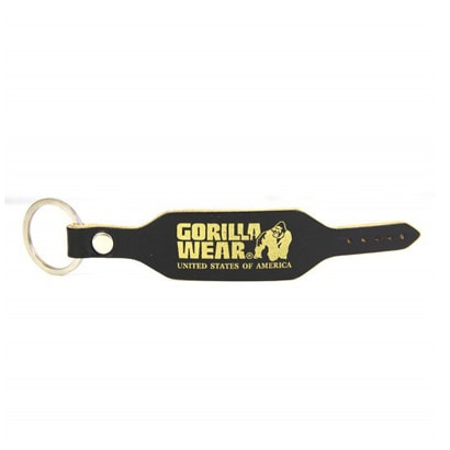 Gorilla Wear GW Keychain Black/Gold