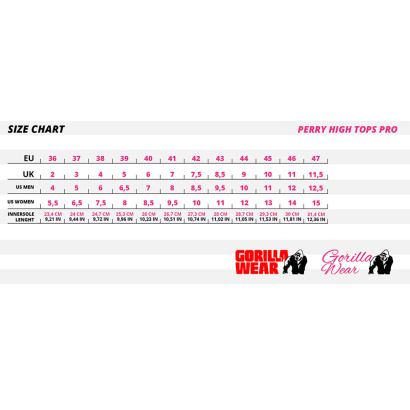 Gorilla Wear Perry High Tops Pro Black/Black