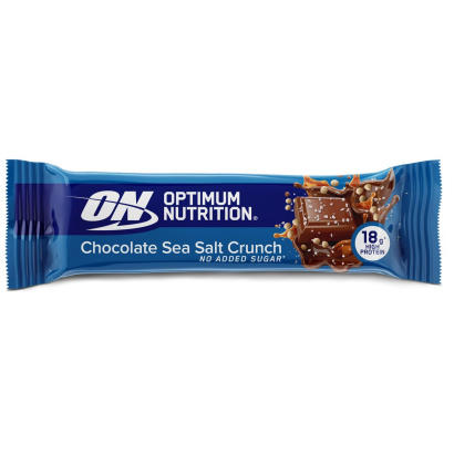 12 x Optimum Nutrition Chocolate Protein Bar 55 g Sea Salt Crunch