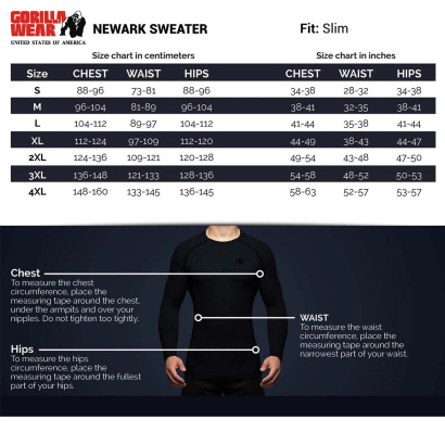 Gorilla Wear Newark Sweater Blue Gorilla Wear Newark Sweater Blue