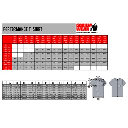 Gorilla Wear Performance Tee Black Gorilla Wear Performance Tee Black