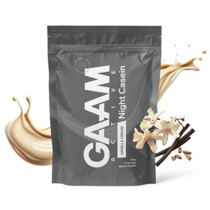 3 x GAAM Active Night Casein 750 g 3 x GAAM Active Night Casein 750 g