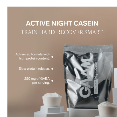 3 x GAAM Active Night Casein 750 g 3 x GAAM Active Night Casein 750 g