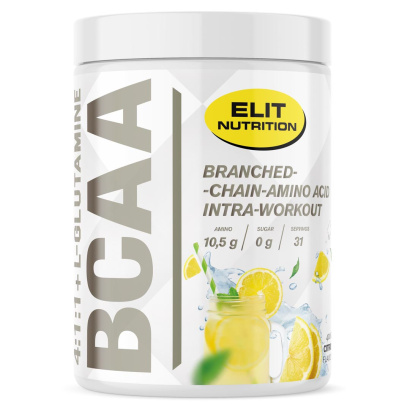 Elit Nutrition BCAA 4:1:1 + L-glutamine Aminosyrer 400 g