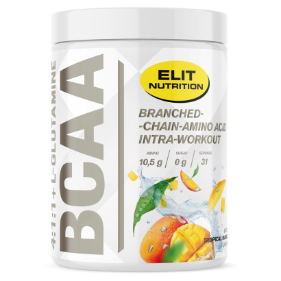 Elit Nutrition BCAA 4:1:1 + L-glutamine Aminosyrer 400 g