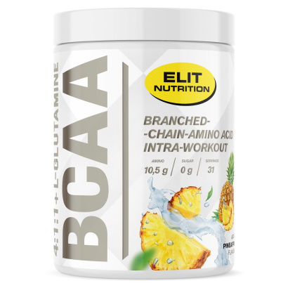 Elit Nutrition BCAA 4:1:1 + L-glutamine Aminosyrer 400 g