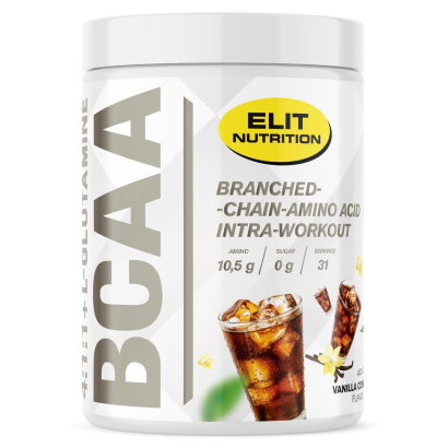 Elit Nutrition BCAA 4:1:1 + L-glutamine Aminosyrer 400 g