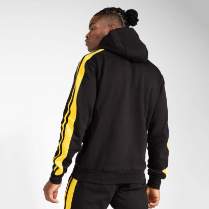 Gorilla Wear Banks Oversized Hoodie Black/Yellow
