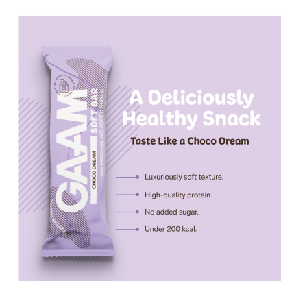 12 x GAAM Soft bar 45 g Choco Dream 12 x GAAM Soft bar 45 g Choco Dream