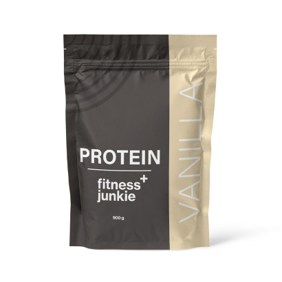 3 x fitnessjunkie Protein 900 g Myseprotein