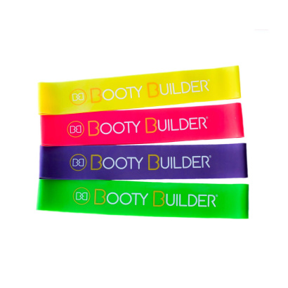 Booty Builder Mini Bands Pink 4-Pack Booty Builder Mini Bands Pink 4-Pack