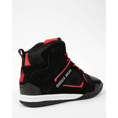 Gorilla Wear Troy High Tops Black & Red