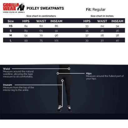 Gorilla Wear Pixley Sweatpants Black
