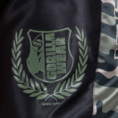 Gorilla Wear Vaiden Boxing Shorts Army Green Camo