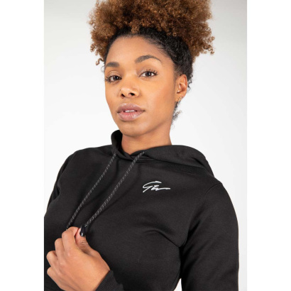 Gorilla Wear Pixley Crop Top Hoodie Black