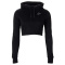 Gorilla Wear Pixley Crop Top Hoodie Black