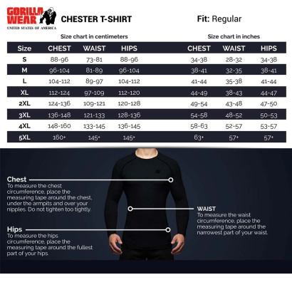 Gorilla Wear Chester T-Shirt Red Gorilla Wear Chester T-Shirt Red