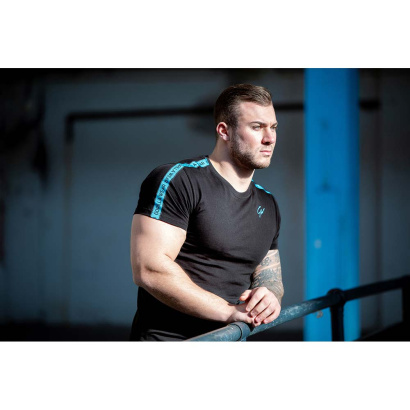 Gorilla Wear Chester T-Shirt Black Blue Gorilla Wear Chester T-Shirt Black Blue