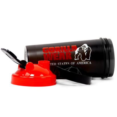 Gorilla Wear XXL Shaker Black & Red